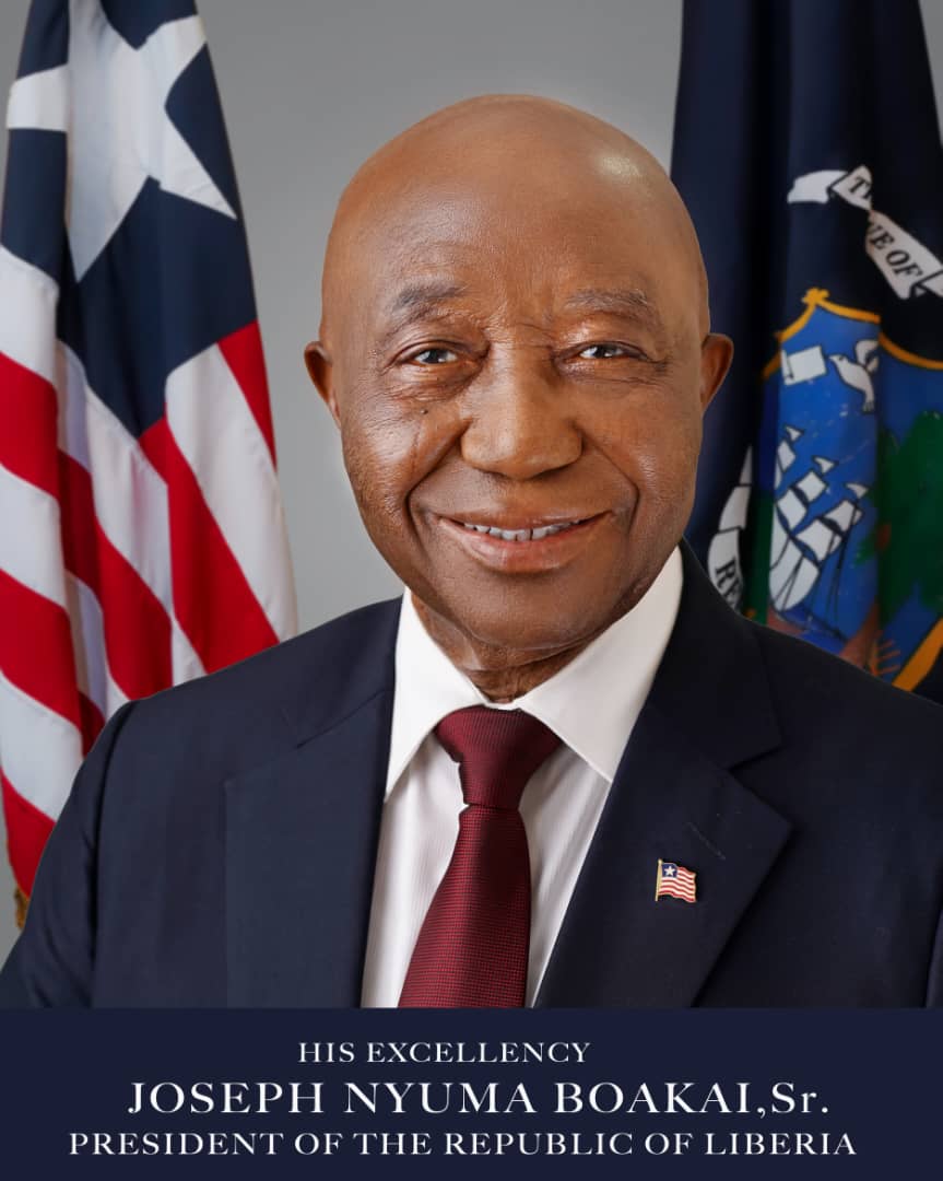 His Excellency President Joseph Nyuma Boakai, Sr. President of the Republic of Liberia