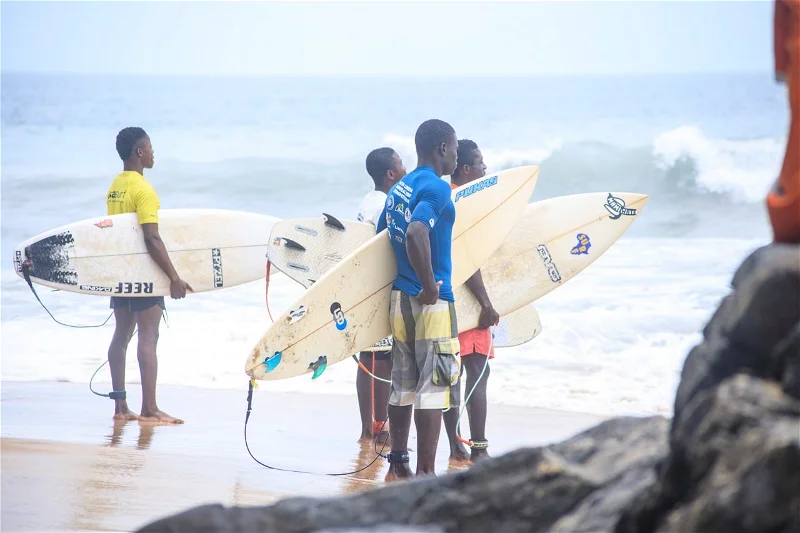 President Boakai Praises Liberia's Surfing Potential